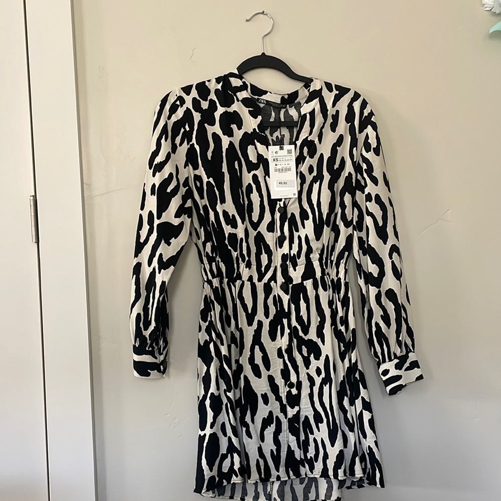 Brand New ZARA animal print dress